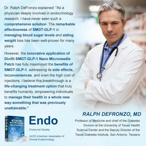 Divifit® SMGT-GLP-1 Nano Microneedle Patch with Collagen & Matrixyl 3000